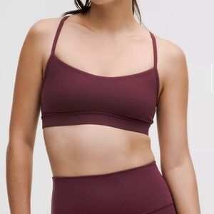lululemon athletica Maroon Sports Bra